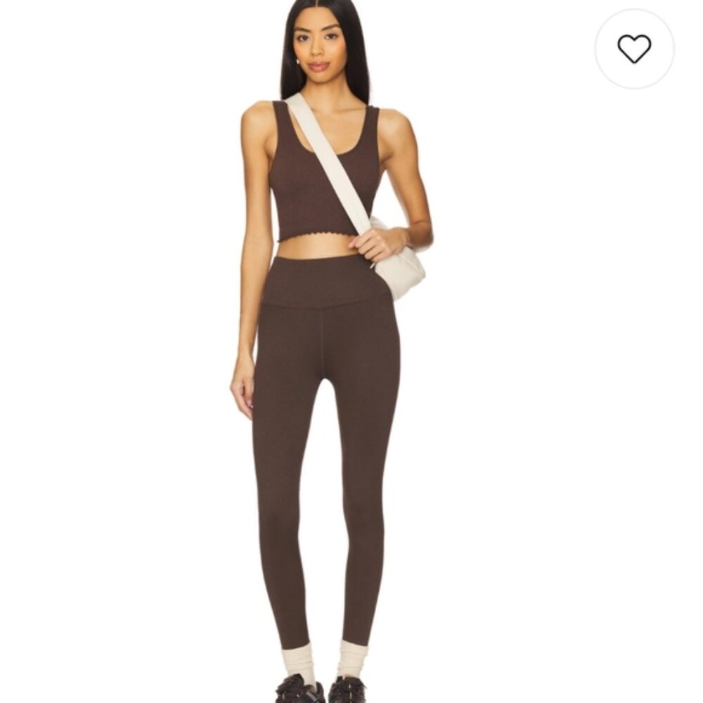 Spiritual Gangster Love Sculpt Brown Leggings Womens Workout Pant